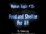 Emberi jogok #25: Jog a szálláshoz és élelemhez.