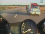 336km/h playing with swedish police.