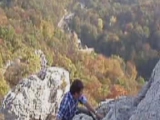 A Tündér-szikla megmászása