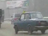 Őrült ruszki taxis