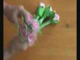 Elképesztő origami rózsacsokor...