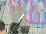 Grafitti tisztítás szárazjéggel 2.