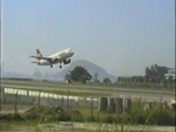 TAM airbus felszállása Santos Dumont Repülőtérről