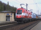 EB-s mozdonyvonat Unterpurkersdorf állomáson