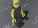 Lego figura 3d animáció