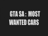 GRAND THEFT AUTO : MOST WANTED CARS