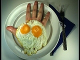 Hand & eggs