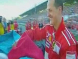 Michael Schumacher utolsó köre a Ferrarival