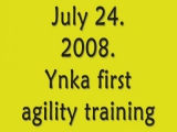 Ynka első agility 