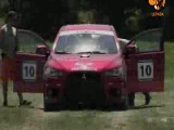 Mitsubishi Lancer Evo X 2008-as vezetése rally...