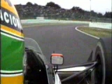 Senna 1989-es pole köre Suzukából.