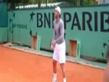 Fernando training - Roland Garros 2009