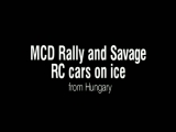 MCD Rally és Savage RC autók jégen