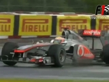 Button és Hamilton balesete Kanadában - 2011