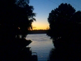 Napnyugta a Duna mellett