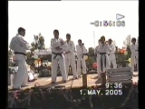 Kyokushin karate bemutató Derecske 2005