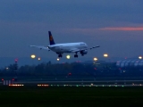 Lufthansa Airbus A321-131 Landing Liszt F. Airport