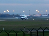 Ryanair landing Liszt F. Airport