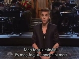 Justin Bieber SNL 2013 - Valentin-napi monológ...