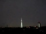 St Petersburg TV tower struck by lightning