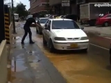 Taking Taxi to Cross a Puddle Prank