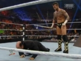CM Punk vs. Axel & Heyman elemination handicap...