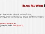 Malgoska elemes bútor (black red white)
