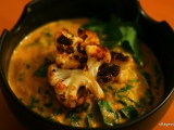 Sült karfiol curry (recept)