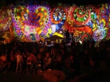Dombos Fest 2014 Night Projection fényfestés