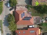 Öt napelem rendszer, Drón légi felvétel