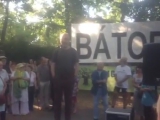 Ligetvédők demonstráció 2016 Tamás Gáspár Miklós