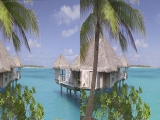 Sharp 3D Demo - Bora Bora Island - 1080P Side...