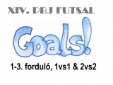 XIV. Futsal 1-3. round top goals