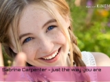 Sabrina Carpenter  -  just the way you are -...