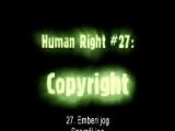 Emberi jogok #27: Szerzõi jog.