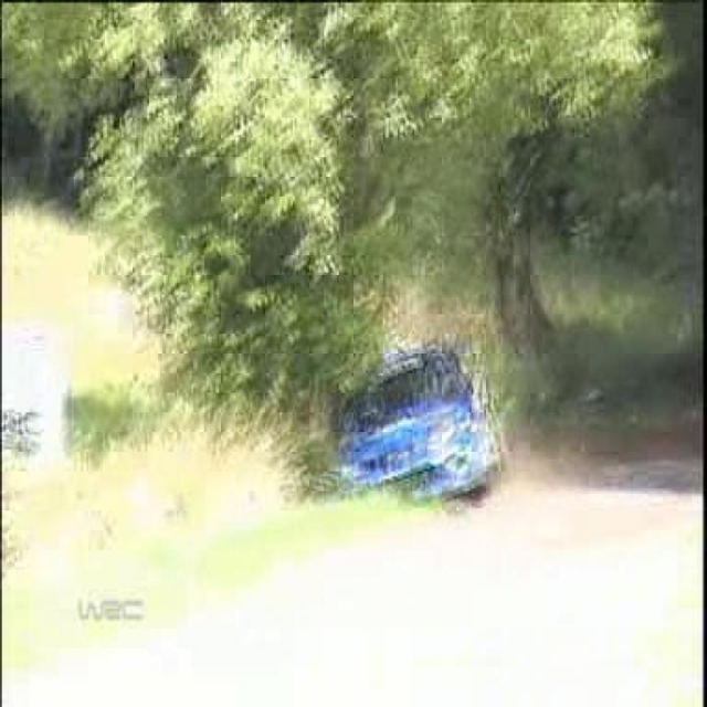 Petter Solberg-2006 Német rally crash on shakedown