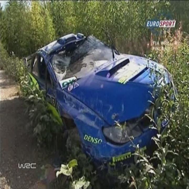 Finn Rally 2006 /Petter Solberg Crash
