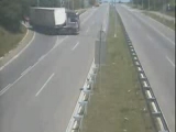 Olasz autópályán kamionos forgalom