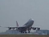 CargoLux Jumbo felszáll - Ferihegy (inside)