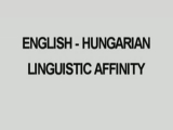 9 féle angol - magyar nyelvrokonság