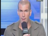 Interview Zidane Canal Plus France