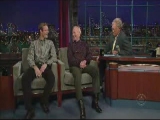 Sebastian Bourdais and Paul Newman on Late Show