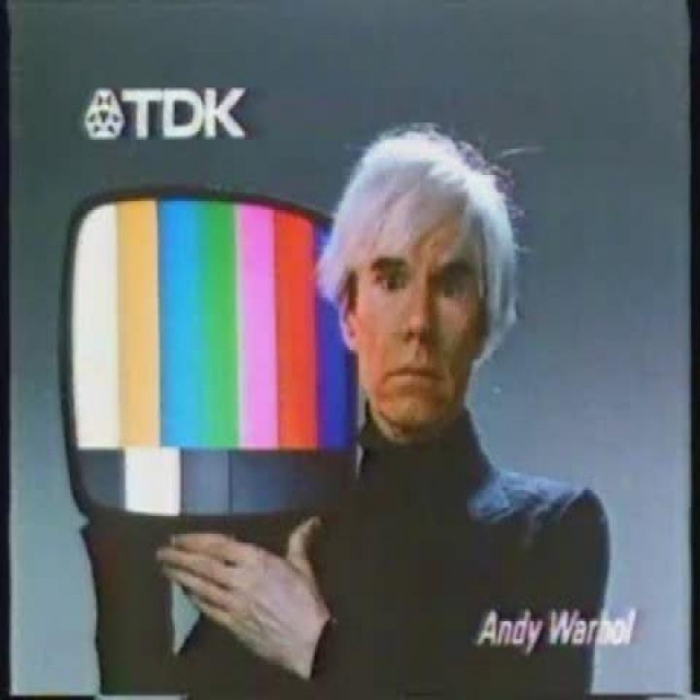 Andy Warhol egy TDK reklámban