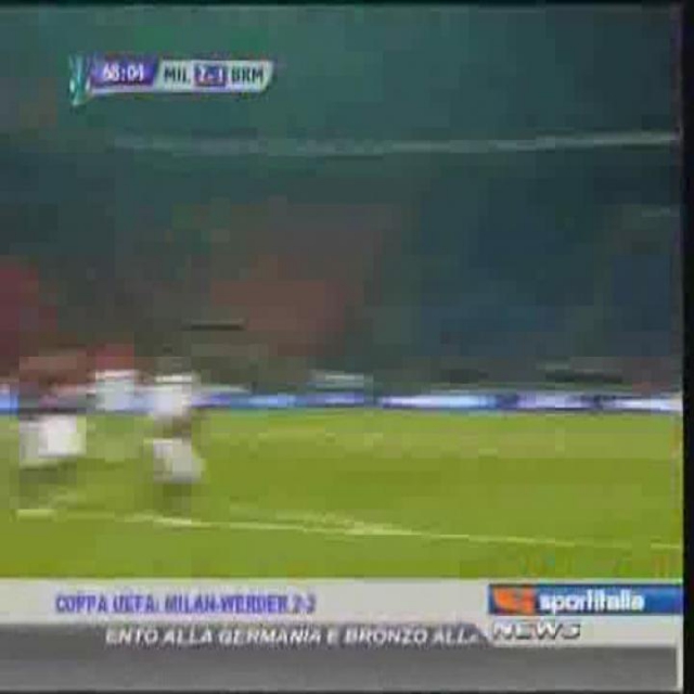 Milan-Werder, UEFA-kupa, 2009.02.26.