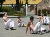 Capoeira Miskolcon brazil instruktorral