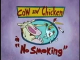 What a cartoon: Cow and Chicken - No smoking