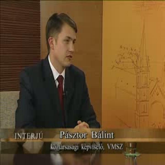 Interjú - Pásztor Bálint, parlamenti képviselõ (Pannon RTV)