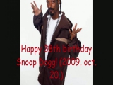 Happy birthday Snoop Dogg