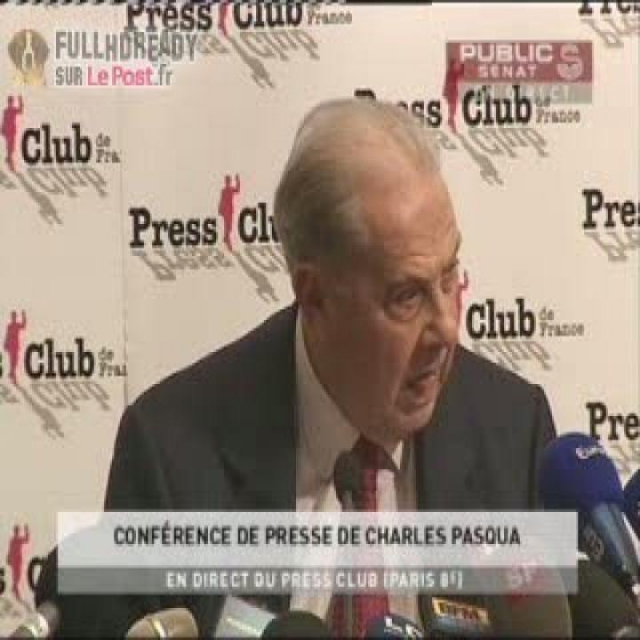 Charles Pasqua j'accuse Chirac et DDV [news] LCP 121109