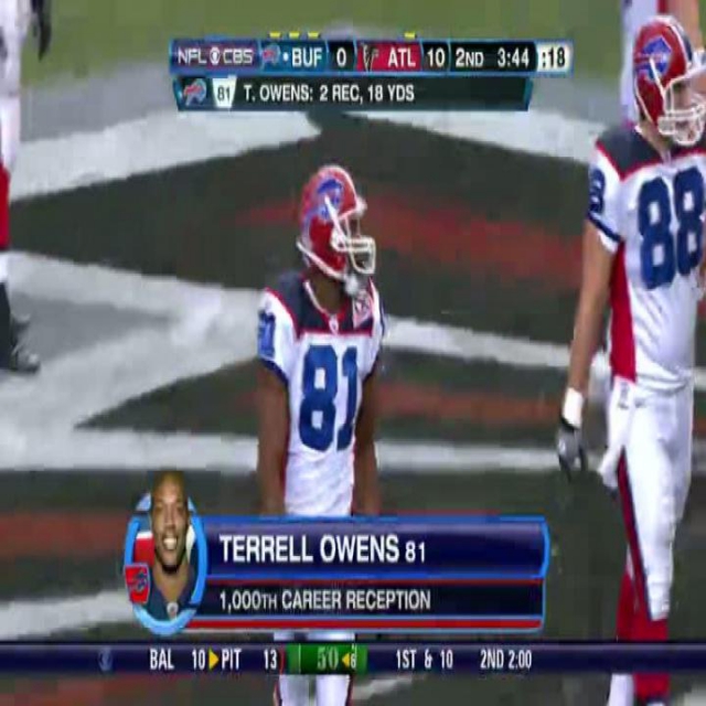 Terrell Owens 1000. elkapása